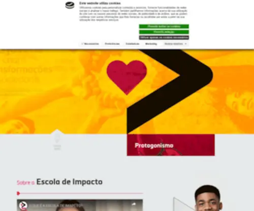 Escoladeimpacto.org(Escola de Impacto) Screenshot