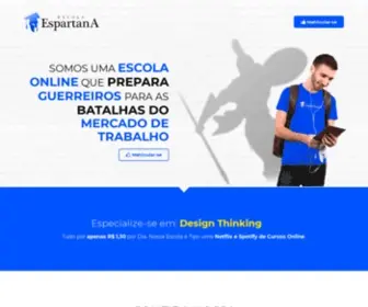 Escolaespartana.com(Página Inicial) Screenshot