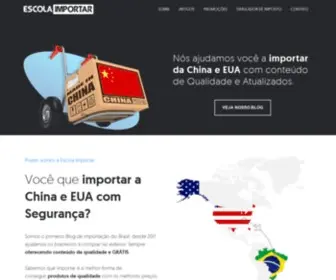 Escolaimportar.com.br(Aprenda tudo sobre Importar da China e EUA) Screenshot