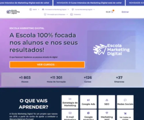 Escolamarketingdigital.pt(Na Escola Marketing Digital®) Screenshot