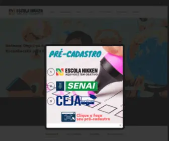 Escolanikken.com(Escola Nikken Objetivo) Screenshot