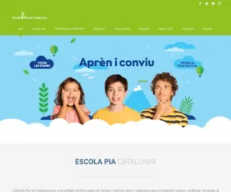 Escolapia.cat(Escola Pia de Catalunya) Screenshot