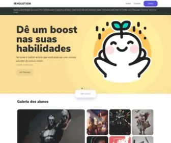 Escolarevolution.com.br(Escola de Artes Digitais) Screenshot