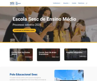Escolasesc.com.br(Polo Educacional Sesc) Screenshot