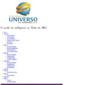 Escolauniverso.com.br(Centro Educacional Universo) Screenshot