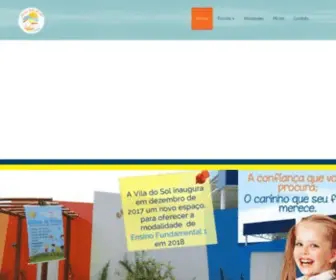 Escolaviladosol.com.br(ESCOLA VILA DO SOL) Screenshot