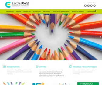 Escolescooperatives.cat(EscolesCoop) Screenshot