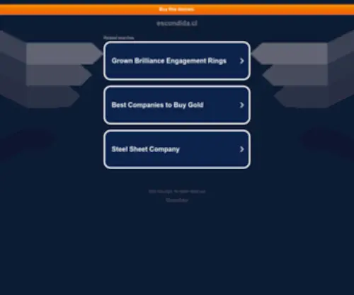 Escondida.cl(Escondida) Screenshot