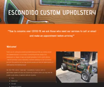 Escondidocustomupholstery.com(Escondidocustomupholstery) Screenshot