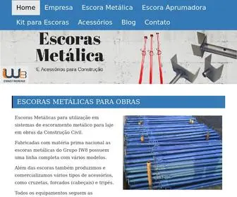 Escoras-Metalicas.ind.br(Escoras) Screenshot