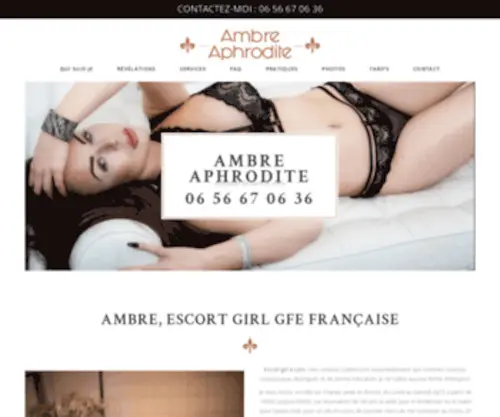 Escort-Girl-VIP.com(Amina Escort girl Lyon Escort Lyon Escort Paris) Screenshot