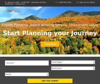 Escortedfallfoliagetours.com(New England Fall Foliage Tours 2024 & Travel) Screenshot