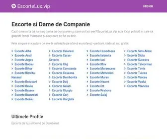 Escortelux.vip(Escorte de Lux) Screenshot