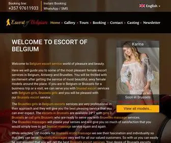 Escortofbelgium.com(Top call girls escort in Belgium) Screenshot