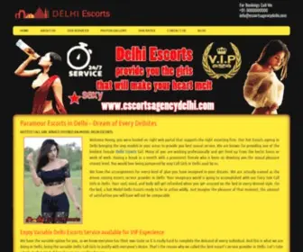 Escortsagencydelhi.com(Delhi Escorts Agency) Screenshot