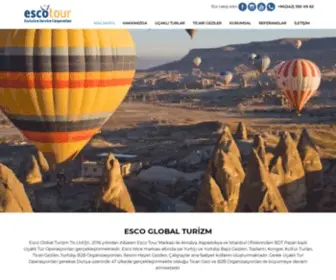 Escotour.com(Esco Tour) Screenshot