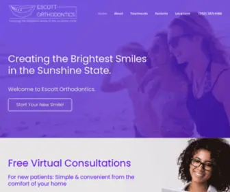 Escottortho.com(Escott Orthodontics) Screenshot