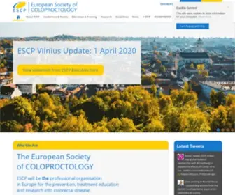 ESCP.eu.com(ESCP (European Society of Coloproctology)) Screenshot