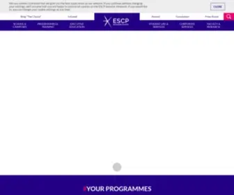EscPeurope.eu(European Business School) Screenshot