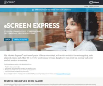 Escreenexpress.com(An online portal) Screenshot