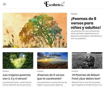 Escribirte.com.ar(Donde la escritura y la lectura exploran el amor) Screenshot