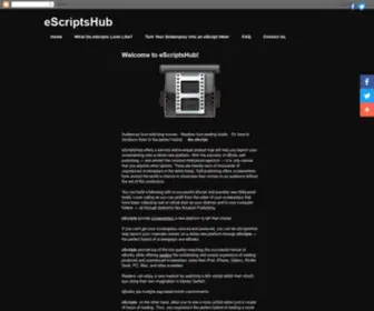 Escriptshub.com(eScriptsHub) Screenshot