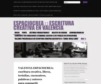 Escrituracreativavalencia.com(Curso 2021/2022) Screenshot