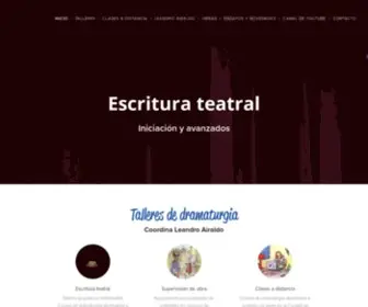 Escriturateatral.com(Dramaturgia) Screenshot