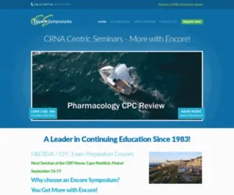 Escrnas.com(CRNA Seminars) Screenshot