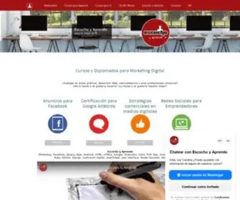 Escuchoyaprendo.com(Formación continua) Screenshot