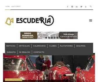 Escuderia.com(Revista Blog de Coches Cl) Screenshot