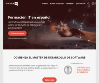 Escuela.it(EscuelaIT: Cursos online de Desarrollo) Screenshot