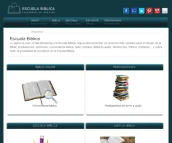 Escuelabiblica.com(Escuela Biblica) Screenshot