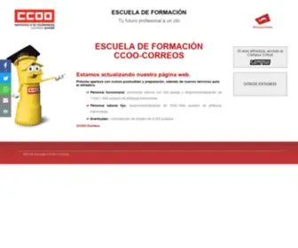Escuelaccoocorreos.es(Inicio) Screenshot