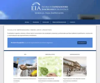 Escuelacia.com.ar(Escuela de Emprendedores Inmobiliarios Argentinos) Screenshot