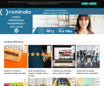 Escueladeinternet.com(Blog de Nominalia con noticias del mundo digital y cursos gratis sobre el entorno online) Screenshot