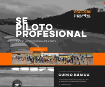 Escueladekarts.com(Cursos de karts) Screenshot