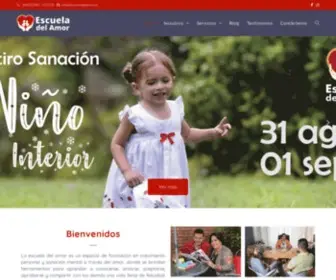 Escueladelamor.co(Bienvenidos a la Escuela del Amor) Screenshot