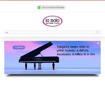 Escuelademusicalasala.com(Escuela de Música La Sala) Screenshot