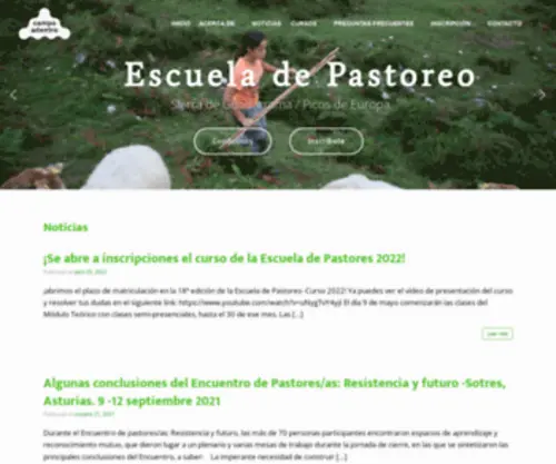 Escueladepastores.es(Escuela de Pastoreo) Screenshot