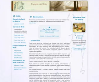 Escueladereiki.es(Escuela de Reiki (Madrid)) Screenshot