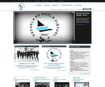 Escueladevuelovirtual.com(Escuela de Vuelo Virtual) Screenshot