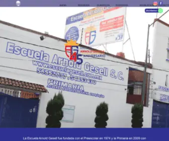 Escuelagesell.com.mx(Escuela Arnold Gesell) Screenshot