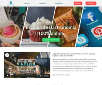 Escuelagourmetonline.com.ar(Los Mejores Cursos y Carreras Gastronómicas) Screenshot