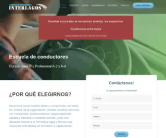 Escuelainterlagos.cl(Escuela de Manejo) Screenshot