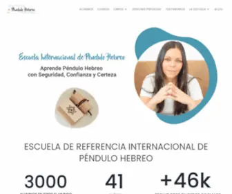 Escuelainternacionaldependulohebreo.com(Escuela Internacional de Péndulo Hebreo) Screenshot