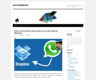 Escuelaiphone.net(Todo lo que necesitas saber de tu iPhone) Screenshot