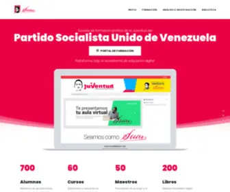 EscuelajPsuv.com(Juventud del Partido Socialista Unido de Venezuela) Screenshot