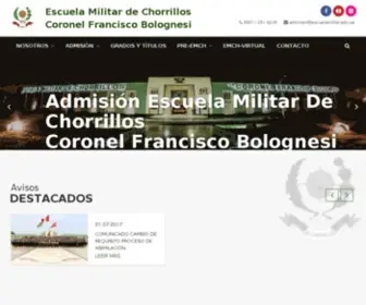 Escuelamilitar.edu.pe(ESCUELA MILITAR DE CHORRILLOS) Screenshot