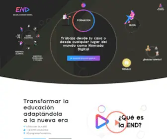 Escuelanomadadigital.com(Escuela nómada digital) Screenshot